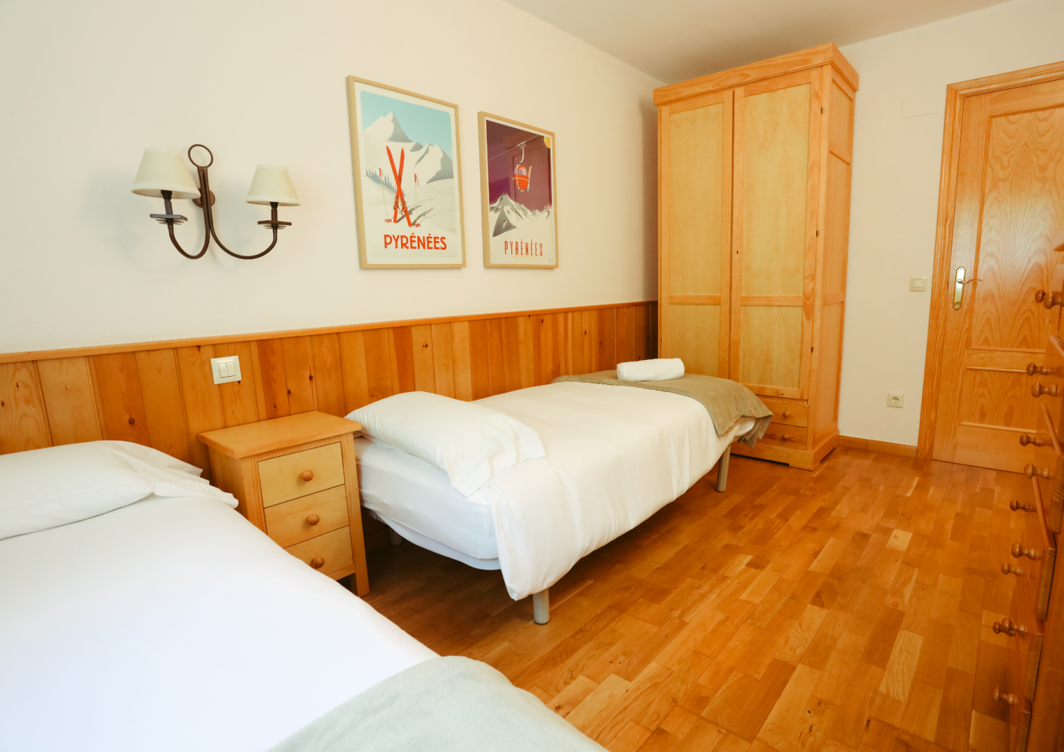 Dormitorio para dos personas Alojamiento Espadilla