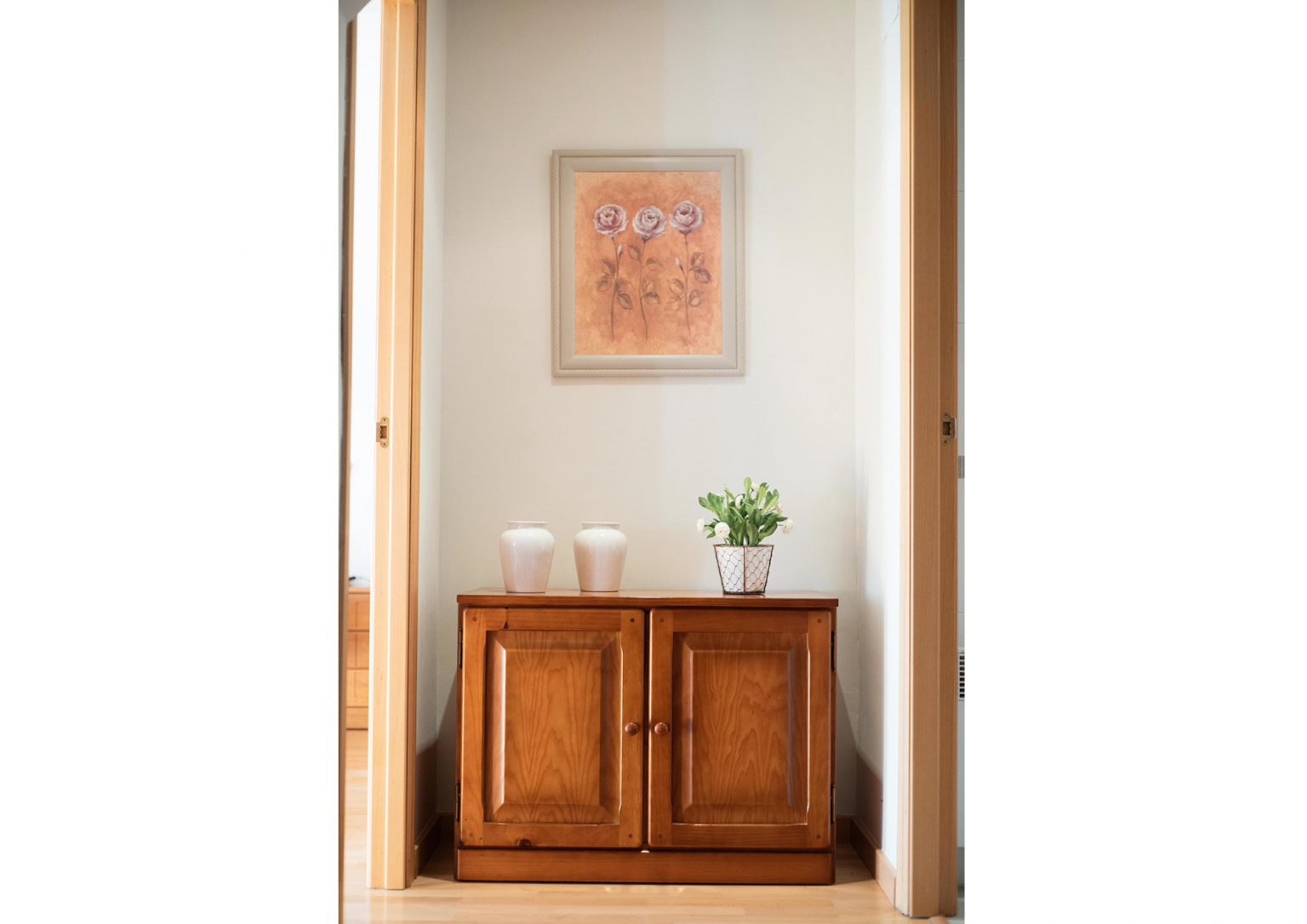 Mueble entrada alojamiento Argualas