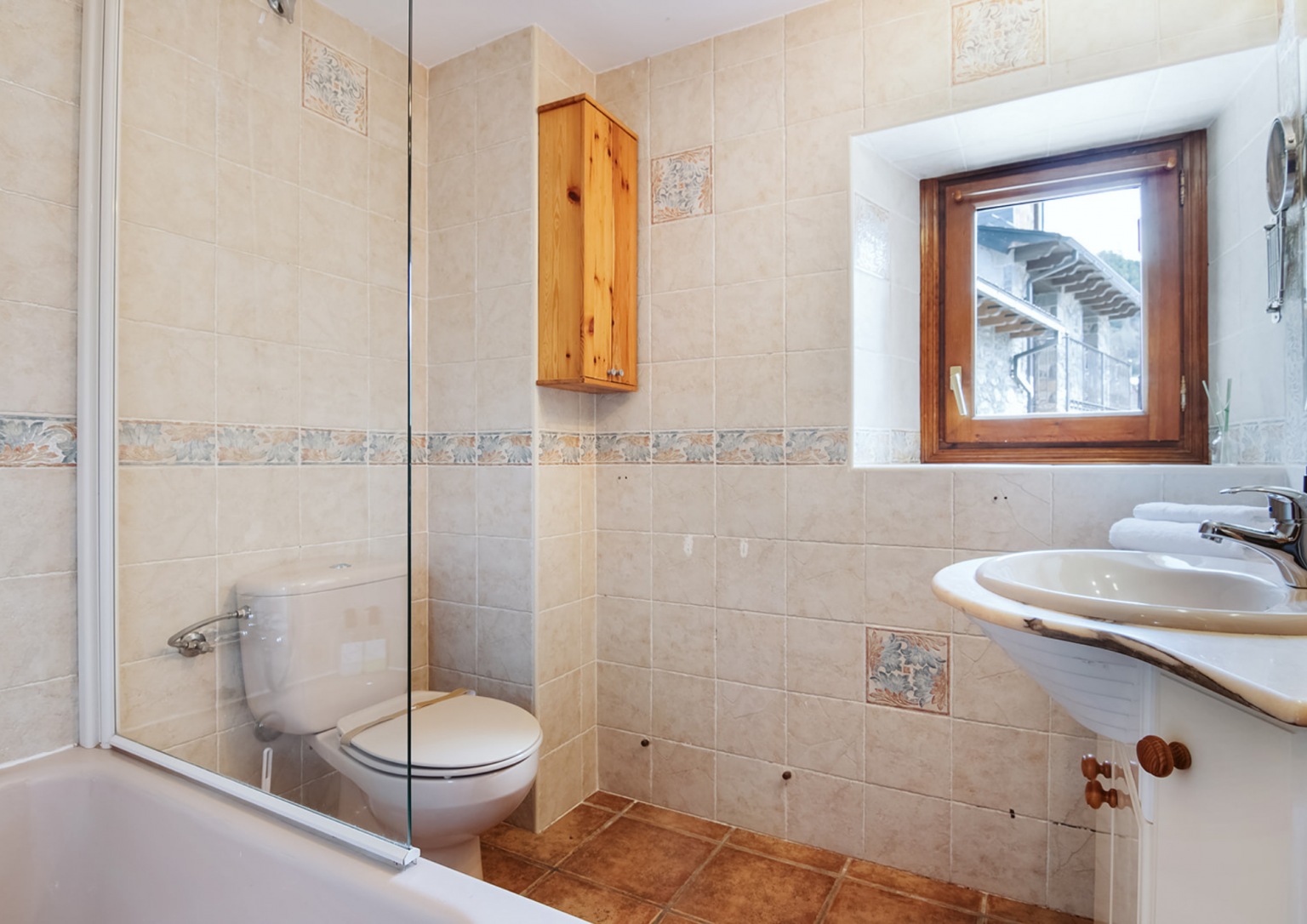 Baño con ducha Casa Cantal