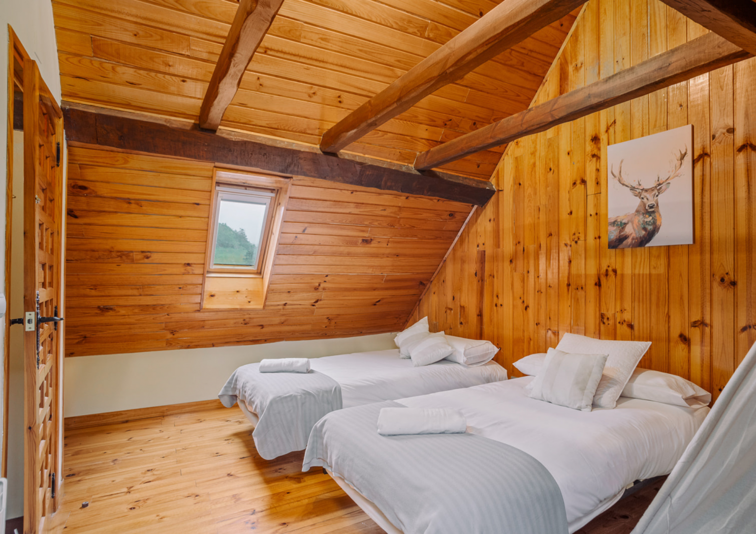 Dormitorio para 4 personas en Sallent de Gállego casa Arix