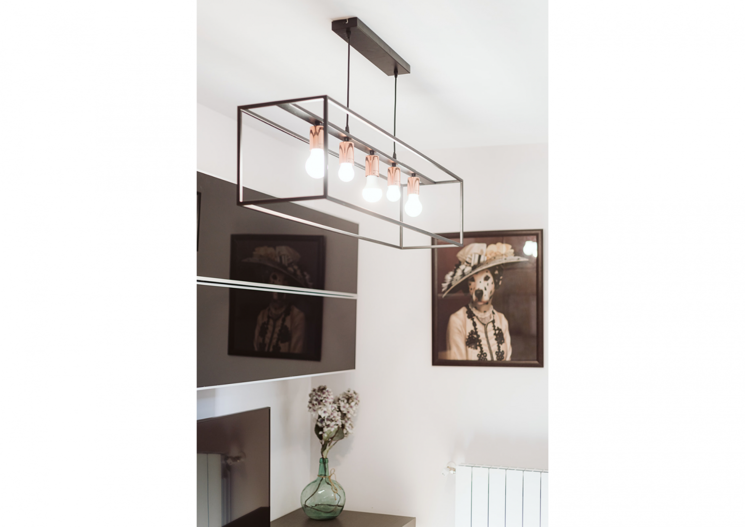 Lampara del salón casa rosana
