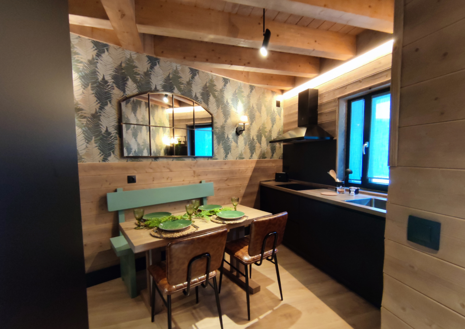 Cocina con comedor Passive House